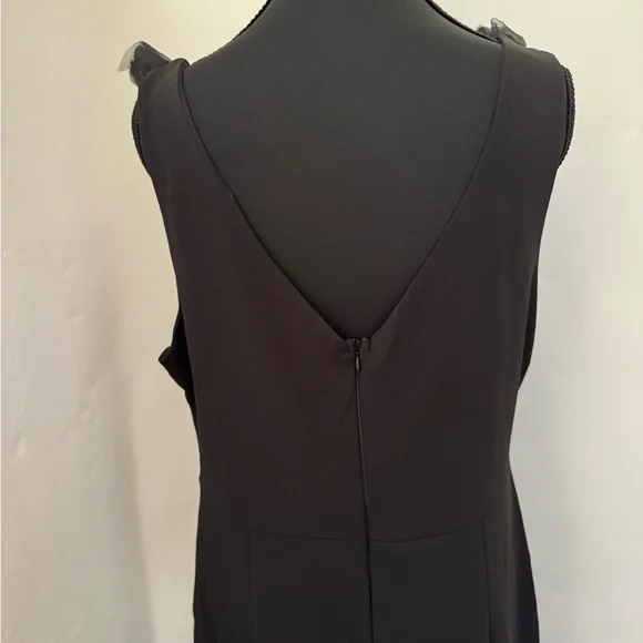 Lulus Impressive Impact Black 3D Floral Pleated Sleeveless Maxi Dress, XL,‎ NWT - Picture 11 of 17